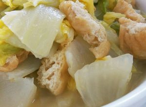 スピードメニュー♪白菜と油揚げの煮浸し☆-レシピのメイン写真
