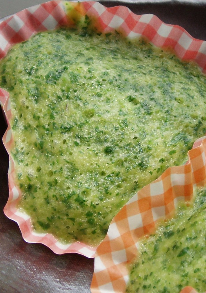 鉄骨　野菜の甘さ　ほうれん草　蒸しパン-レシピのメイン写真