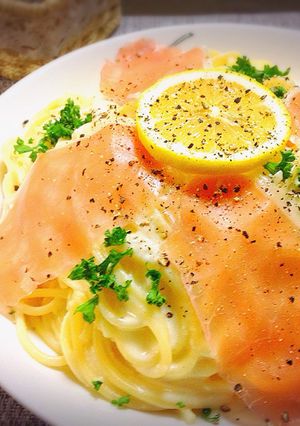 牛乳で簡単!レモンクリームパスタ♪-レシピのメイン写真