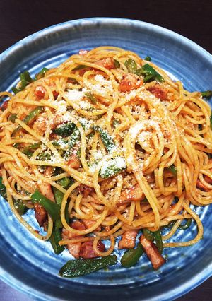 男飯☆簡単シンプルナポリタン-レシピのメイン写真