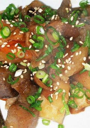 ﾄﾛﾄﾛすじ肉の甘辛い～煮物-レシピのメイン写真