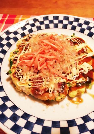 豆腐で美味しく☆糖質オフなお好み焼き!-レシピのメイン写真
