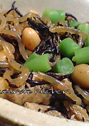 ひじきと大豆の煮物-レシピのメイン写真