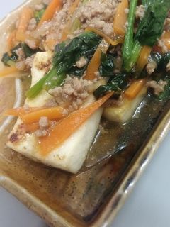 メインになる★豆腐ステーキあんかけ-レシピのメイン写真