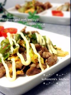 お好み焼き風*簡単野菜炒め-レシピのメイン写真