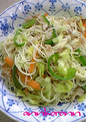 簡単おいしい『素麺チャンプルー』-レシピのメイン写真