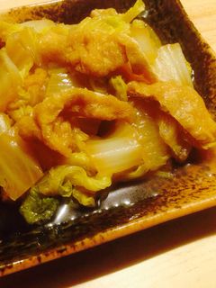 白菜と油揚げの煮物-レシピのメイン写真