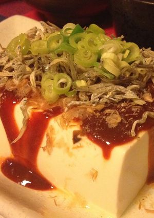 簡単おつまみ☆あまから冷奴！-レシピのメイン写真