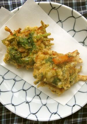 【使いきり】茶がらのかき揚げ-レシピのメイン写真