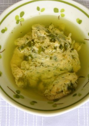 【使いきり】茶がらかき玉汁-レシピのメイン写真