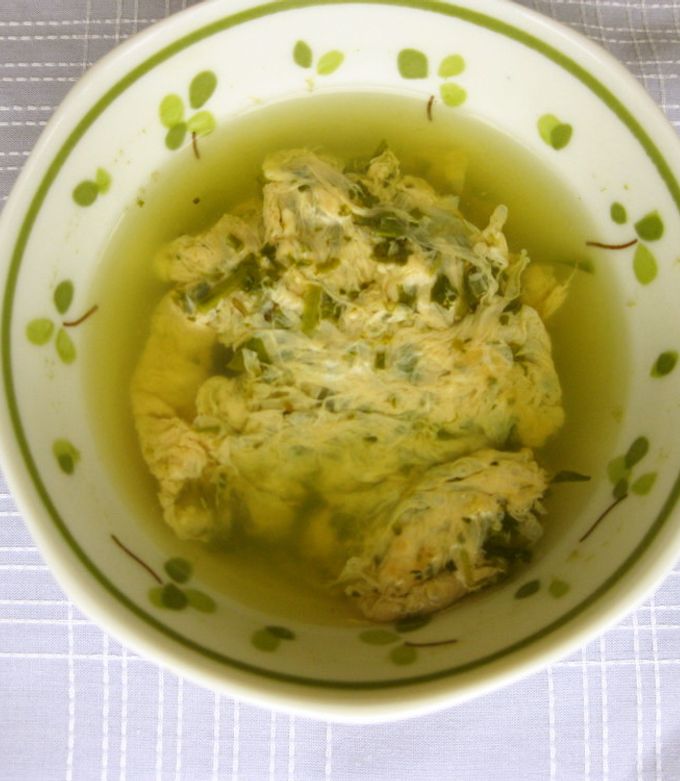 【使いきり】茶がらかき玉汁-レシピのメイン写真