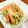 豆苗とにんじんとシーチキンの温サラダ