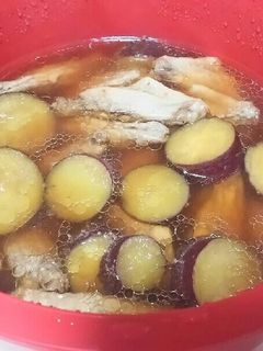 ☆マイヤー2☆手羽中とさつまいもの煮物☆-レシピのメイン写真