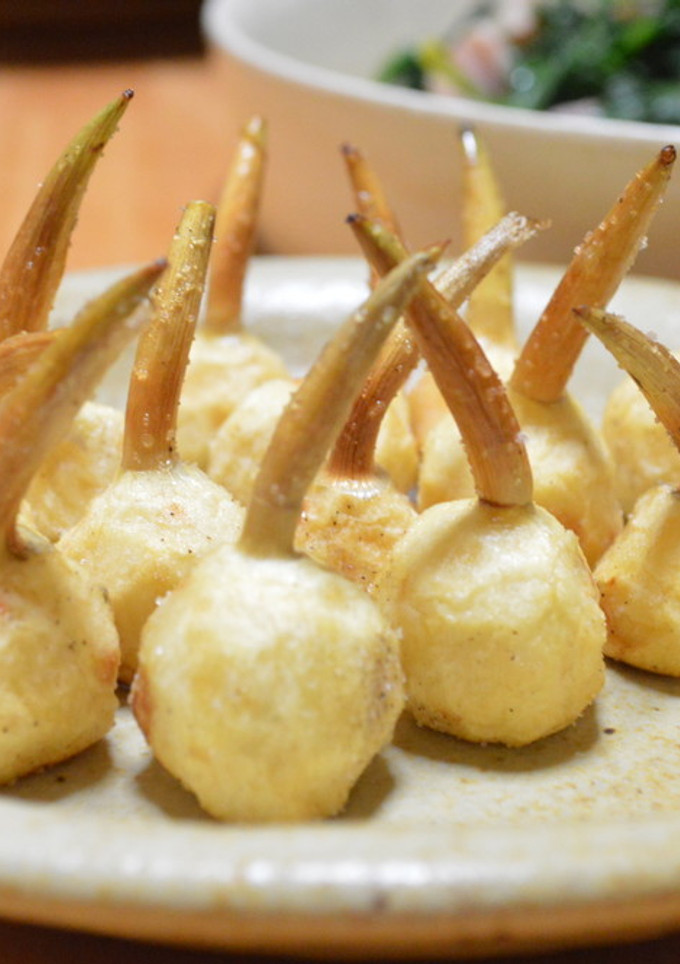 くわいの素揚げ-レシピのメイン写真