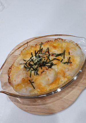 ☆明太子餅ポテトグラタン☆-レシピのメイン写真