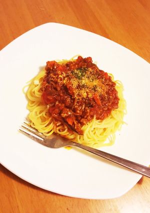 簡単★絶品★カフェ風ミートソースのパスタ-レシピのメイン写真