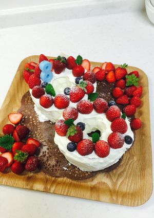 8歳誕生日ケーキ-レシピのメイン写真