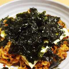 【簡単アレンジ】焼き辛ラーメン♡-レシピのメイン写真