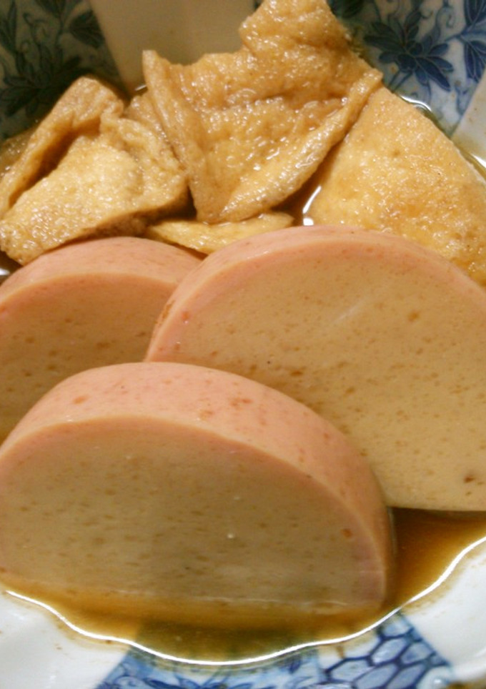 簡単！朝食にも♪蒲鉾と油揚げの和風煮！！-レシピのメイン写真