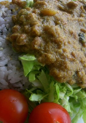 私のカレーの食べ方( *´艸`)-レシピのメイン写真