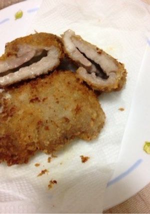 チーズ入り豚ロース巻き(*'д'*)-レシピのメイン写真