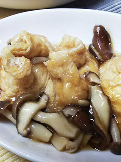 切餅で~チーズ餅巾着きのこあんかけ-レシピのメイン写真