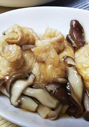 切餅で～チーズ餅巾着きのこあんかけ-レシピのメイン写真