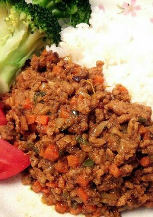 お弁当や作り置きにも♡具沢山ドライカレー-レシピのメイン写真