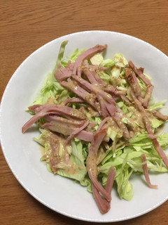 キャベツと焼き豚のサラダ-レシピのメイン写真