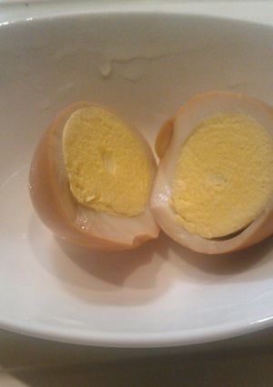 さっぱり関西だしの煮玉子(固ゆで)-レシピのメイン写真