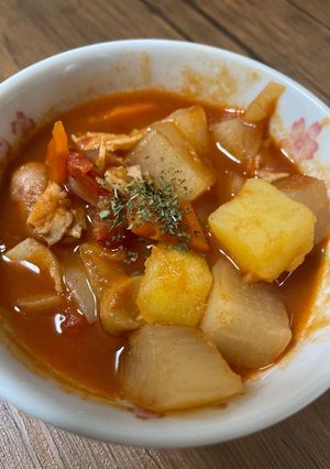 具だくさんミネストローネ-レシピのメイン写真