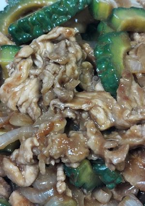 豚コマとゴーヤの味噌炒め-レシピのメイン写真
