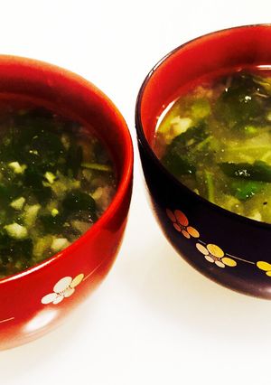 春の七草のとろみスープ〜中華味♡-レシピのメイン写真