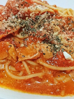 簡単!とろけるチーズのトマトソースパスタ-レシピのメイン写真
