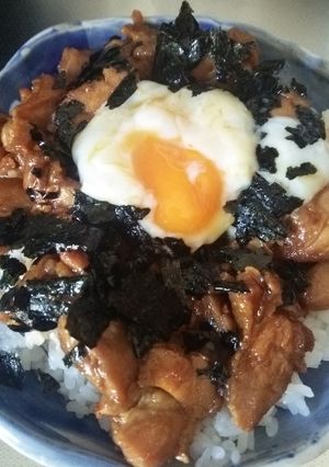 照りたま丼-レシピのメイン写真