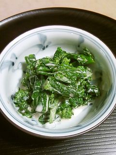 菜の花ごまだれマヨ和え-レシピのメイン写真