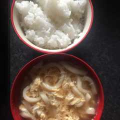 かき卵うどん-レシピのメイン写真