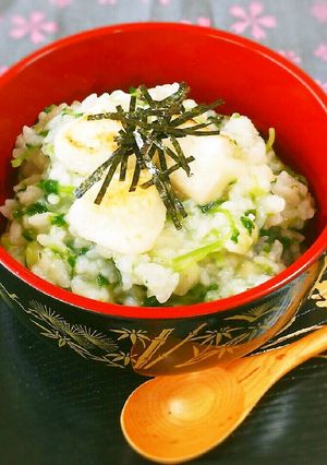 残りご飯で簡単♡だし香る七草粥-レシピのメイン写真