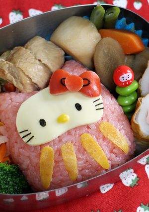 お正月に☆だるまキティのキャラ弁-レシピのメイン写真