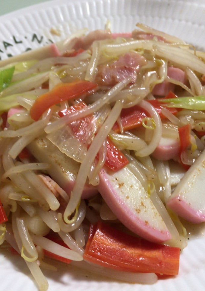 余ったかまぼこでエスニック風野菜炒め-レシピのメイン写真