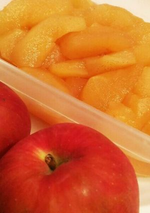 フライパンでりんご煮-レシピのメイン写真