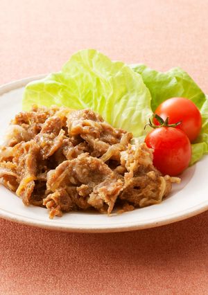 豚肉のしょうが焼き風(無水調理)-レシピのメイン写真