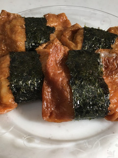 余ったお餅大処分!簡単!いなりもち-レシピのメイン写真