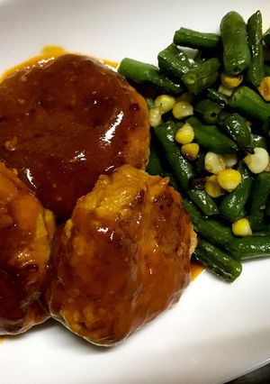 煮込みハンバーグのソース-レシピのメイン写真