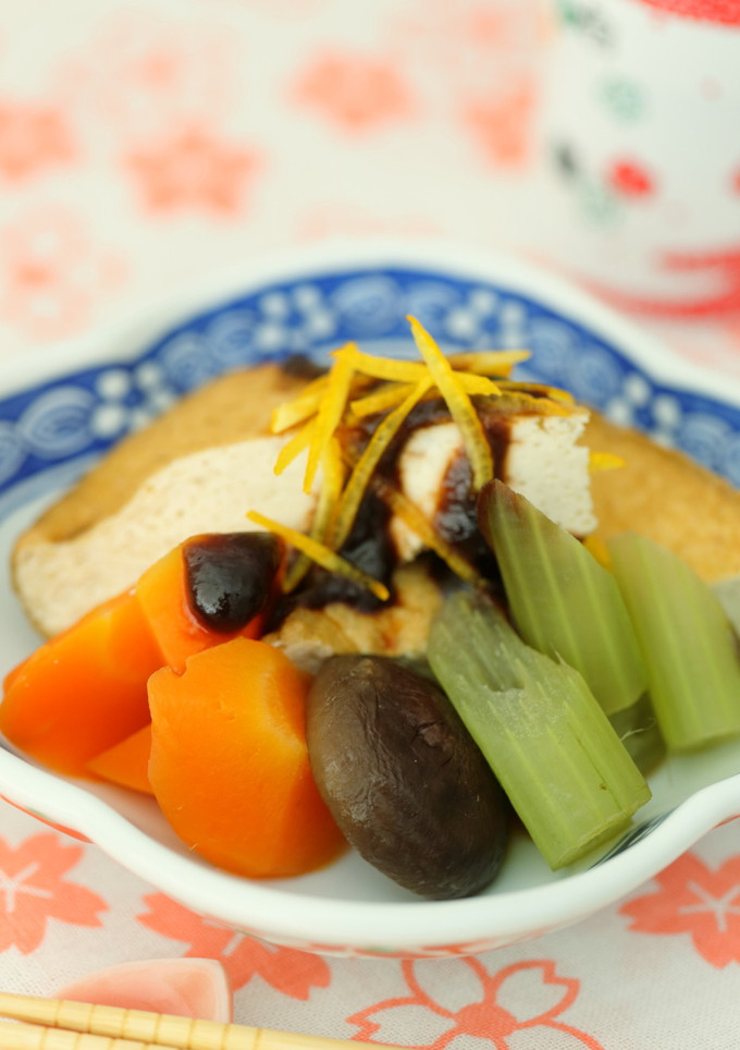 厚揚げとお野菜の炊き合わせ✖柚子味噌-レシピのメイン写真