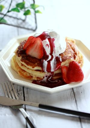 もちもち★餅パンケーキ-レシピのメイン写真