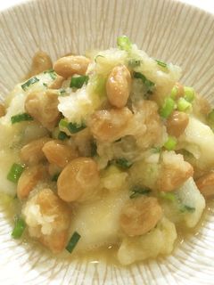 美人レシピ・納豆おろし餅-レシピのメイン写真