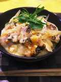 白だしの炙り親子丼