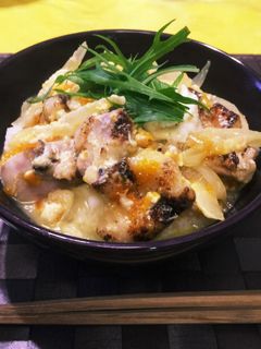 白だしの炙り親子丼-レシピのメイン写真