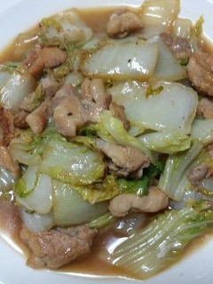 鶏肉と白菜の塩レモン炒め-レシピのメイン写真